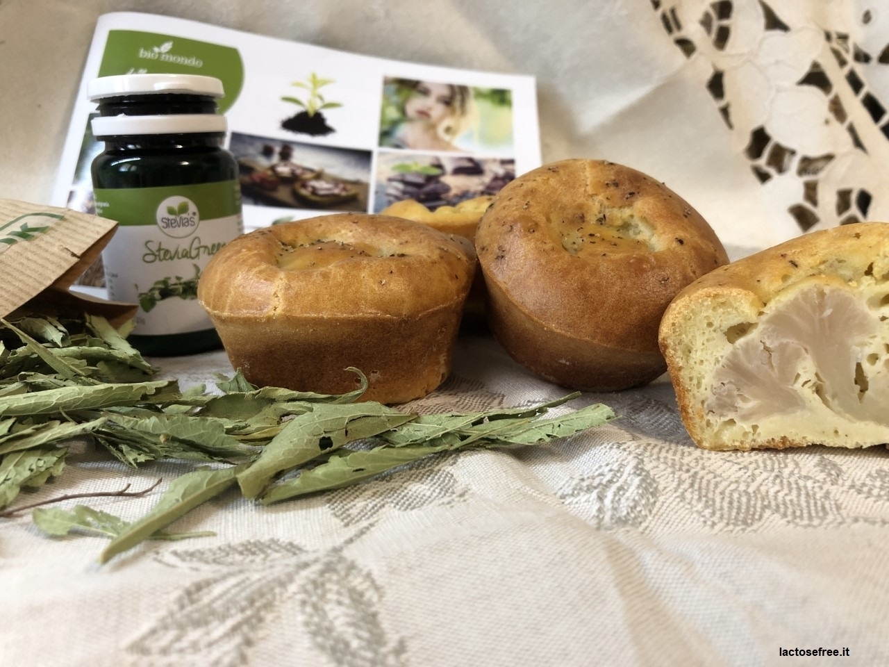 Muffin salati al cavolfiore e stevia 32